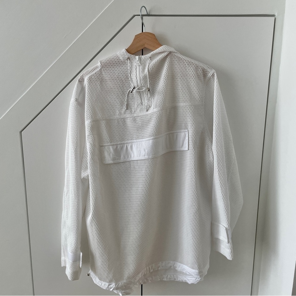 NYLORA | White Mesh Sports Jacket
